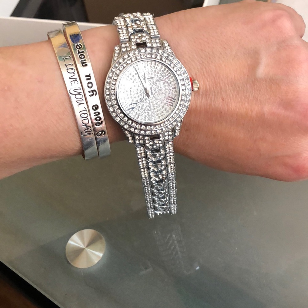 crystal Bling quartz watch - Picture 5 of 7
